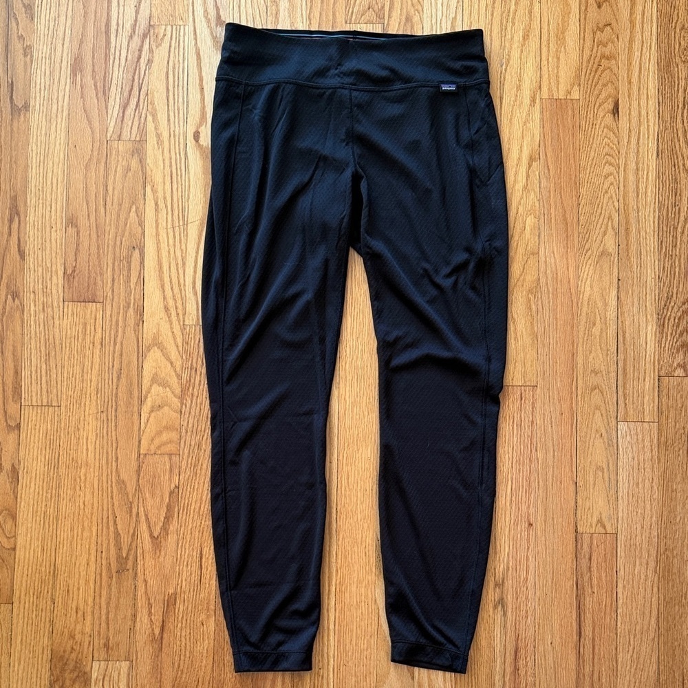 Patagonia sz M Black Capilene Midweight Baselayer‎ for Cool to Cold great cond